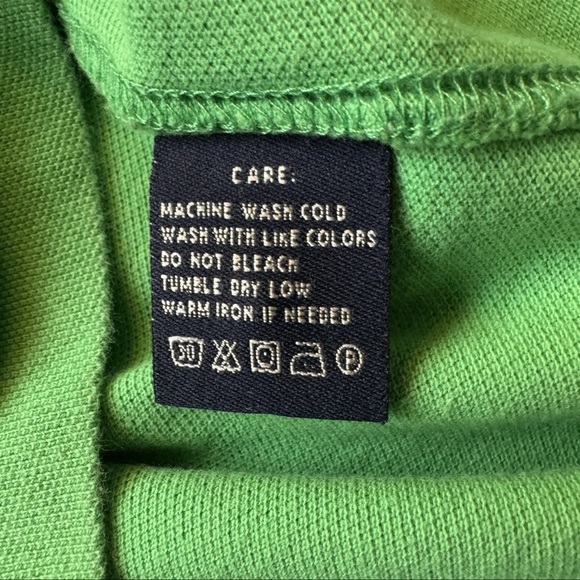 Vintage RALPH LAUREN SPORT Dress Womens Small Green Embroidered Crest Rugby - Picture 5 of 9